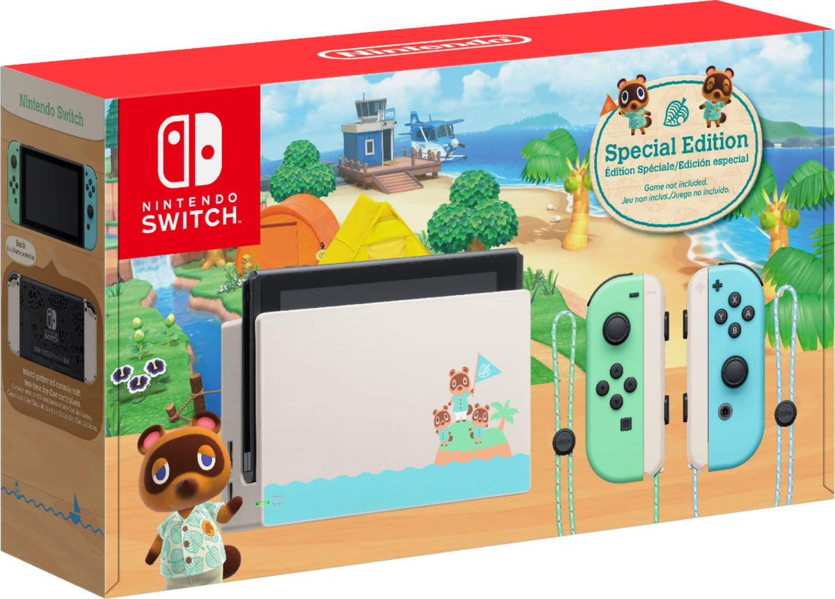 Geek Squad Certified Refurbished Switch - Animal Crossing: New Horizons Edition 32GB Console