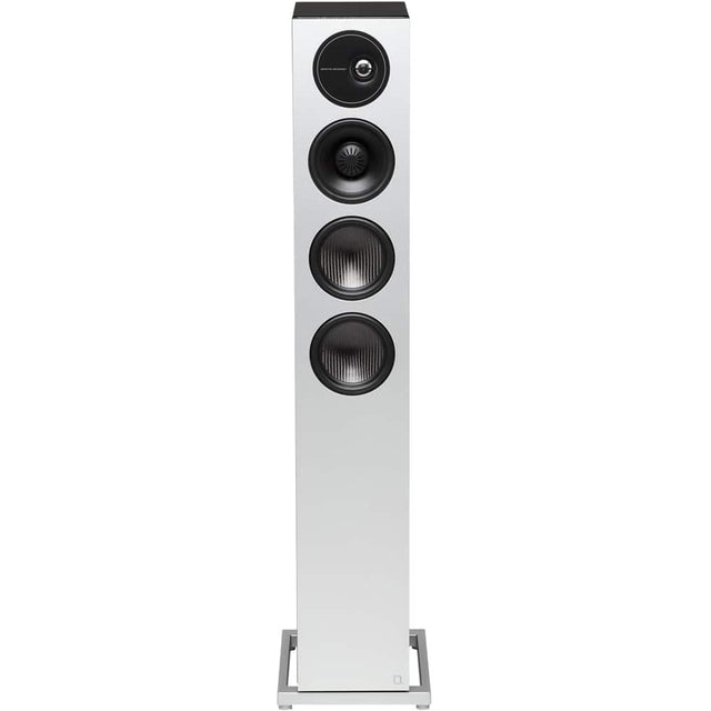 Front. Definitive Technology - Demand D15 3-Way Tower Speaker (Right-Channel) - Single, Black, Dual 8” Passive Bass Radiators - Piano Black.