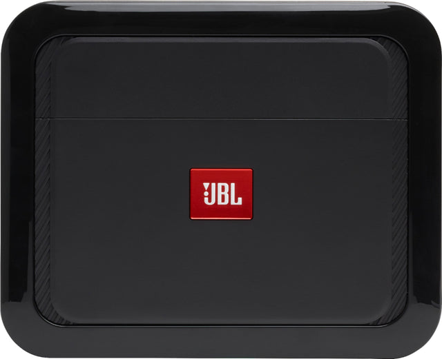 Front. JBL - Club 600W Class D Digital Mono Amplifier with Variable Low-Pass Crossover - Black.