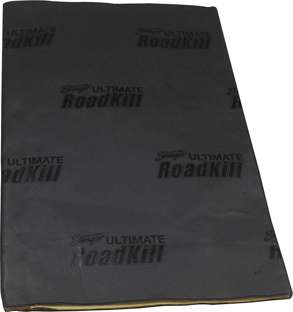 Stinger - RoadKill Ultimate 18" x 32" Sound Damping Kit (2-Pack) - Black/Silver