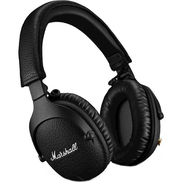 Front. Marshall - Monitor II A.N.C. Wireless Noise Cancelling Over-the-Ear Headphones - Black.