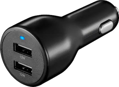 Insignia™ - 24W Dual USB Port Vehicle Charger