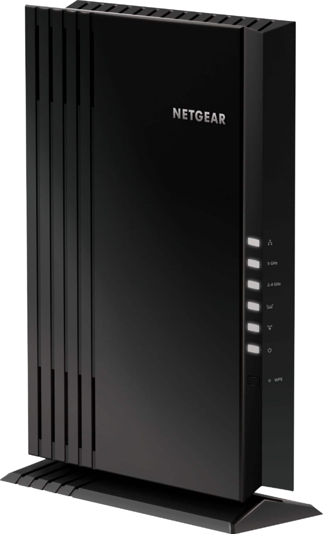 NETGEAR - EAX20 AX1800 Wi-Fi 6 Mesh Desktop Range Extender and Signal Booster - Black