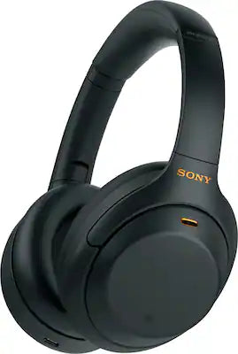Sony - WH-1000XM4 Wireless Noise-Cancelling Over-the-Ear Headphones