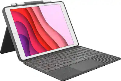 Logitech - Combo Touch Keyboard Folio for Apple iPad 10.2" (7th, 8th & 9th Gen) with Detachable Backlit Keyboard
