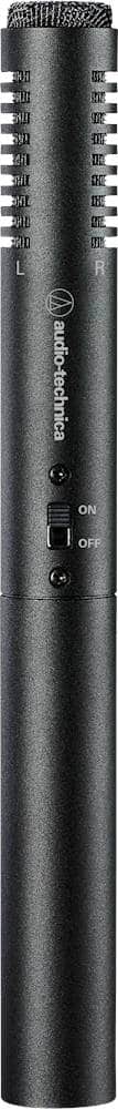 Front. Audio-Technica - Audio Technica ATR6250x Stereo Condenser Mic - Black.