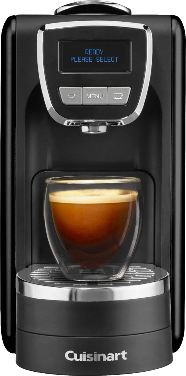 Front. Cuisinart - Cuisinart Espresso Defined Espresso Maker - Black & Stainless.