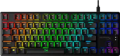 HyperX - Alloy Origins Core TKL Wired Mechanical Tactile Aqua Switch Gaming Keyboard with RGB Back Lighting