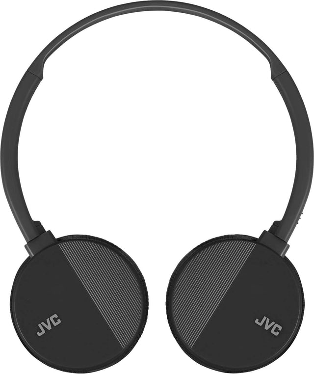 Front. JVC - FLATS Wireless On-Ear Headphones - Black.
