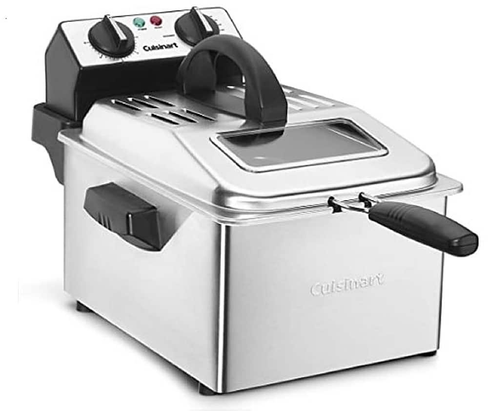 Cuisinart - 4qt Analog Deep Fryer - Stainless Steel