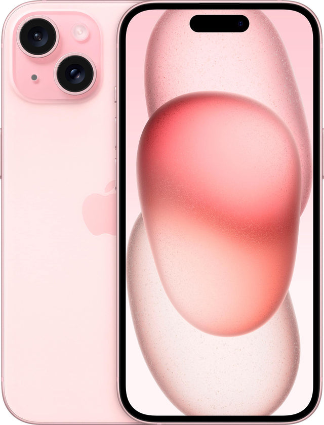 Front. Apple - iPhone 15 256GB - Pink.