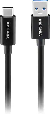 Insignia™ - 3.3’ USB to USB-C 3.2 Gen 2 Superspeed+ 10Gbps Cable