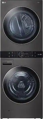 LG - 4.5 Cu. Ft. HE Smart Front Load Washer and 7.4 Cu. Ft. Electric Dryer WashTower with Steam and Built-In Intelligence