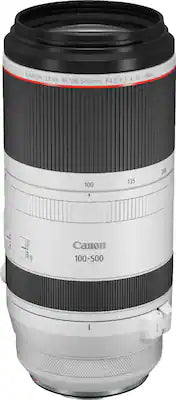 Canon - RF100-500mm F4.5-7.1 L IS USM Telephoto Zoom Lens for EOS R-Series Cameras