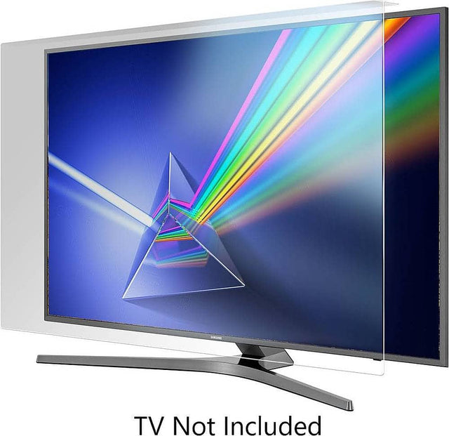 Front. SaharaCase - Anti-Blue Light TV Screen Protector for Most 50" TVs - Clear.