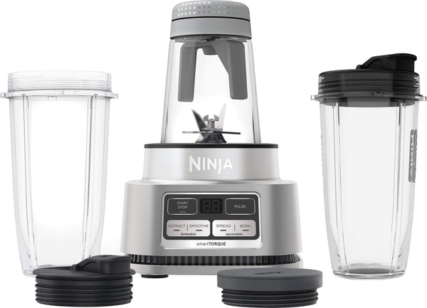 Ninja - Foodi Smoothie Bowl Maker and Nutrient Extractor* 1200WP smartTORQUE 4 Auto-iQ Presets - Silver