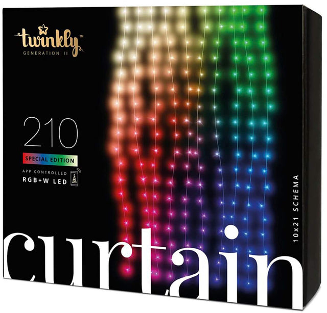 Alt View 11. Twinkly - Smart Light Curtain 210 RGB + LED Generation II - Multi.