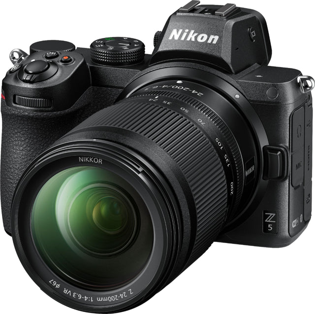 Front. Nikon - Z 5 w/ NIKKOR Z 24-200mm f/4-6.3 VR - Black.
