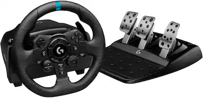 Logitech - G923 Racing Wheel and Pedals for PS5, PS4 and Windows