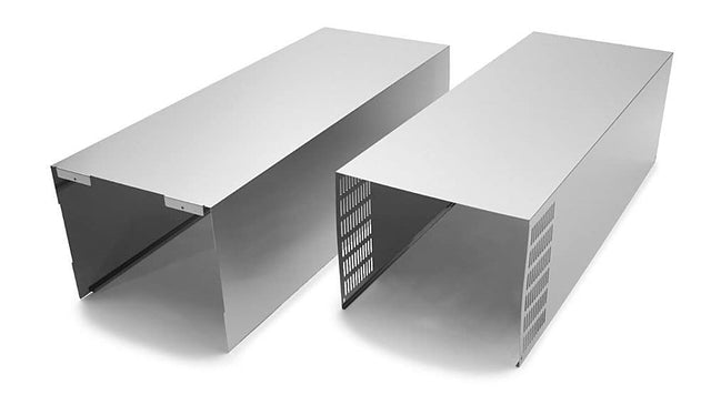 Front. Unbranded - Wall Hood Chimney Extension Kit - Stainless Steel.
