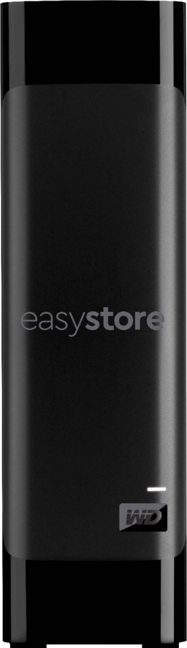 Front. WD - easystore 8TB External USB 3.0 Hard Drive - Black.