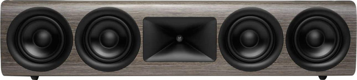 JBL - HDI4500 Quadruple 5.25" 2-1/2 way Center Channel Loudspeaker with 1" compression tweeter - Gray Oak Finish