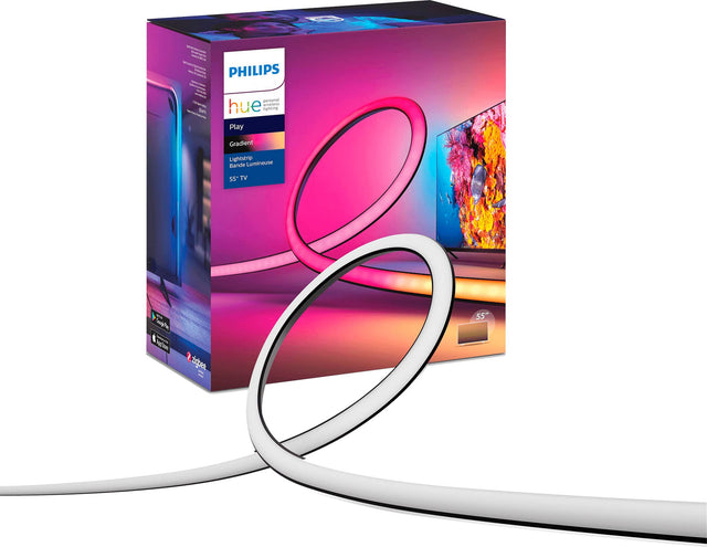 Front. Philips - Hue Play Gradient Lightstrip 55" - Multi.