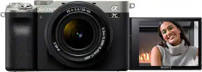 Sony - Alpha 7C Full-frame Compact Mirrorless Camera with FE 28-60mm F4-5.6 lens