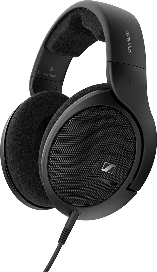 Front. Sennheiser - HD 560S Wired Open Aire Over-the-Ear Audiophile Headphones - Black.