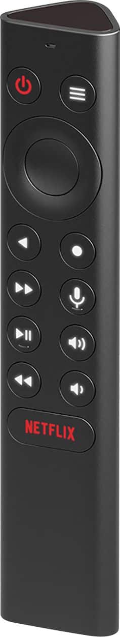 Left. NVIDIA - SHIELD Remote with Voice - Black.
