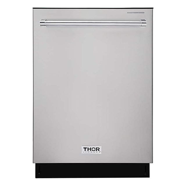 Front. Thor Kitchen - 24" Dishwasher - Stainless Steel.