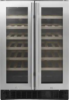 Insignia™ - Dual Zone Wine and Beverage Cooler with Glass Doors