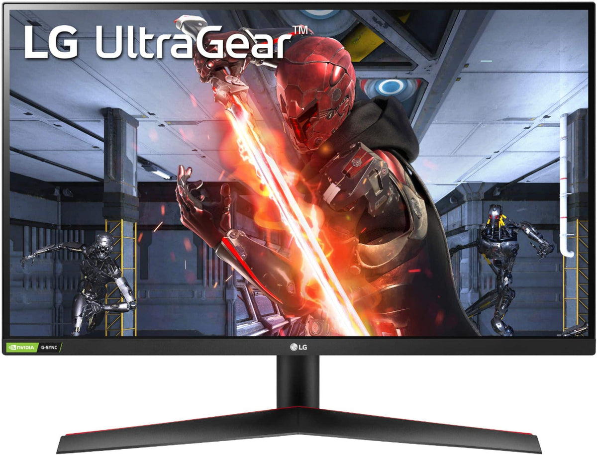 LG - UltraGear 27” IPS QHD 144Hz 1ms G-SYNC Compatible Gaming Monitor with HDR (HDMI, DisplayPort) - Black