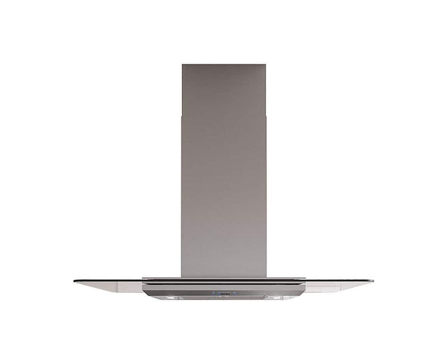 Front. Zephyr - Verona 36 in. 600 CFM Island Mount Range Hood with LED Light - Stainless Steel.
