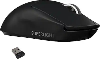 Logitech - PRO X SUPERLIGHT Lightweight Wireless Optical Gaming Mouse with HERO 25K Sensor