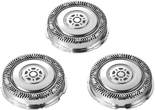 Angle. Philips Norelco - Shaving Heads for Shaver Series 7000 and Angular-shaped Series 5000, SH71/52 - Silver.