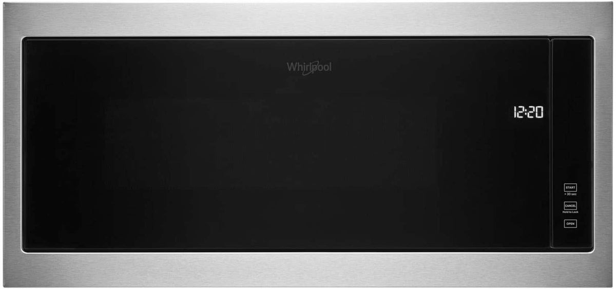 Whirlpool - 1.1 Cu. Ft. Built-In Microwave with Slim Trim Kit - Stainless Steel