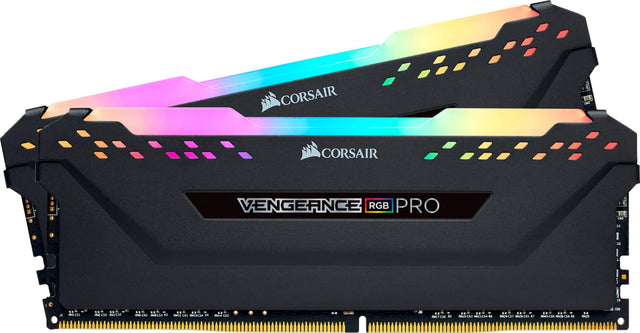 CORSAIR - VENGEANCE RGB PRO 32GB (2x16GB) DDR4 3600MHz C18 UDIMM Desktop Memory - Black