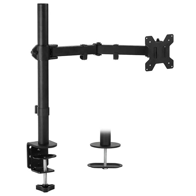 Front. Mount-It! - Full Motion Monitor Mount up to 32" - Black.