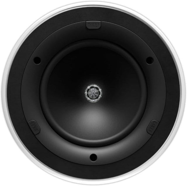 Front. KEF - Ci160MR UNI-Q 6.5" Round In-Ceiling Speaker  Pair - Black.