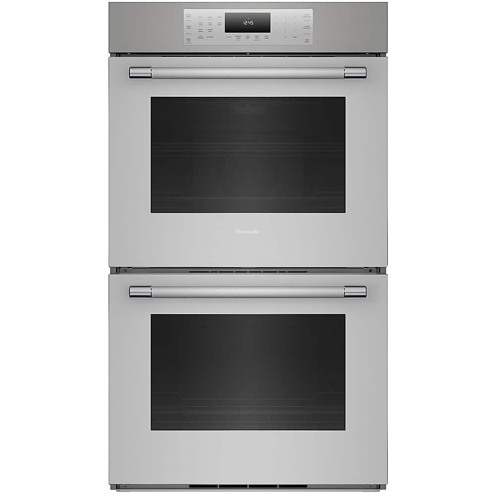 Thermador - Masterpiece Series 30" Built-In Double Electric Smart Wall Oven with True Convection and Professional Handle - Silver