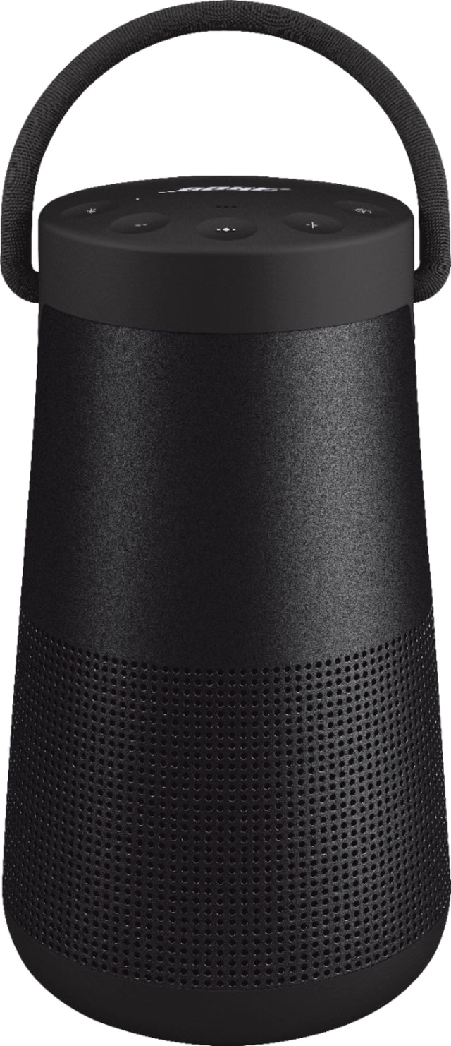 Front. Bose - SoundLink Revolve+ II Portable Bluetooth Speaker - Triple Black.