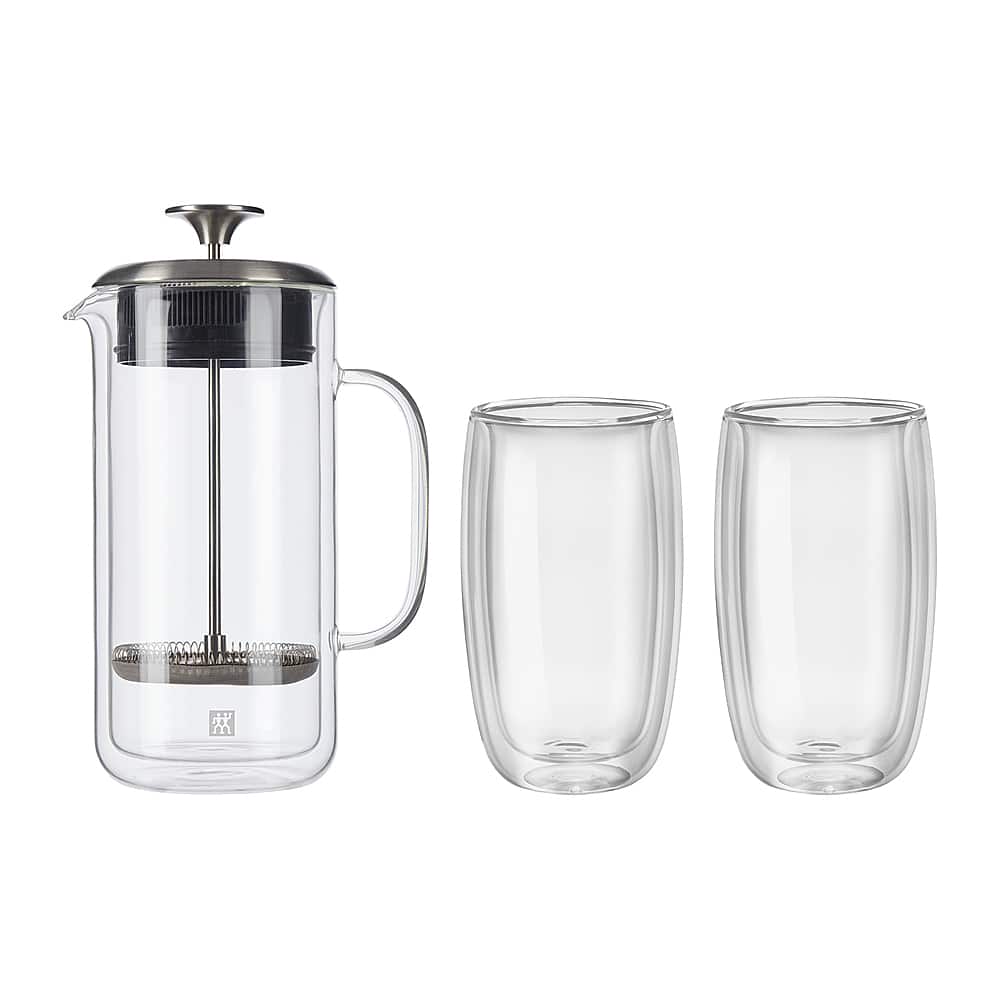 ZWILLING - Sorrento Double Wall French Press and Latte Glass