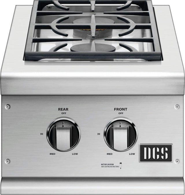 Angle. DCS - Professional 14.6" Side Burner - Stainless steel.