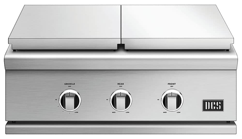 DCS - Series 9 Double Gas Burner with Griddle - Stainless Steel