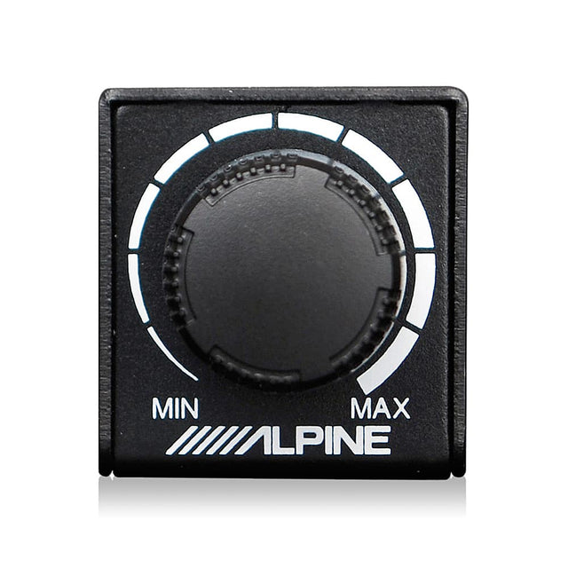 Front. Alpine - Remote Bass Control Knob for Select Amplifiers - Black.