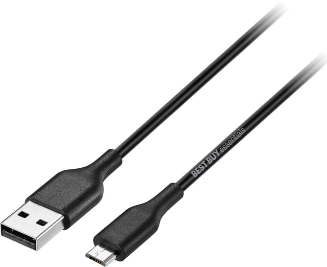 Alt View 11. Best Buy essentials™ - 5' USB-A to Micro USB Charge-and-Sync Cable - Black.