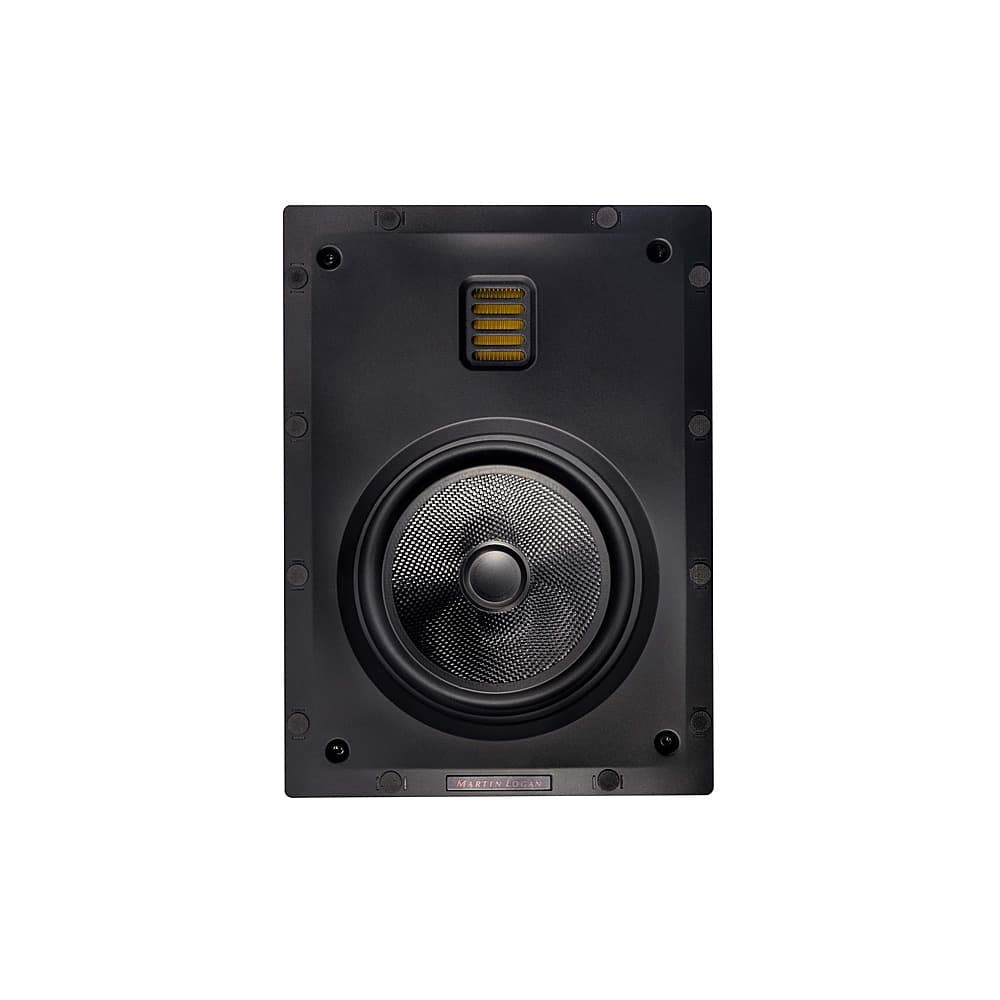 MartinLogan - Motion Series CI, 6.5" Midrange with Folded Motion Tweeter, 2-Way In-Wall Speaker (Each) - Paintable White