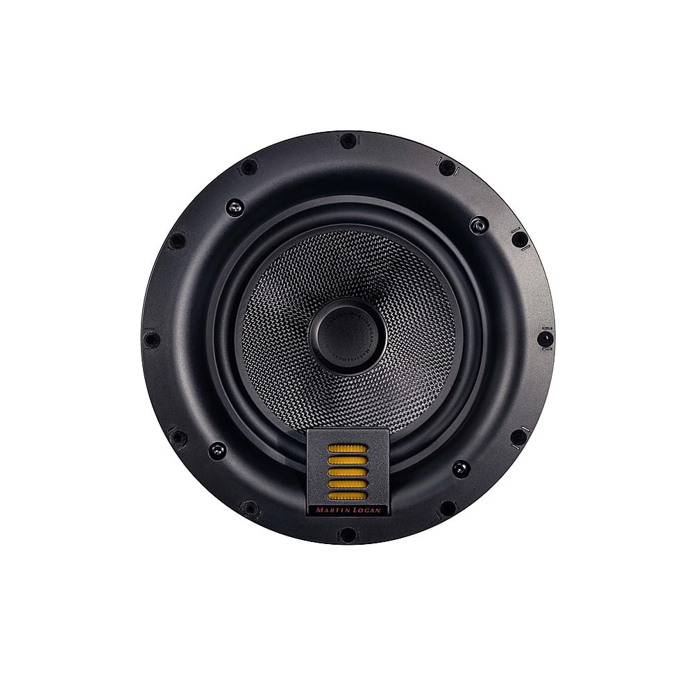 MartinLogan - Motion Series CI, 8" Midrange with Folded Motion Tweeter, 2-way In-Ceiling Speaker (Each) - Paintable White
