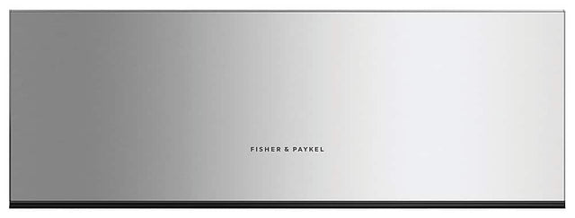 Front. Fisher & Paykel - Contemporary 30-in Vacuum Drawer - Stainless Steel.